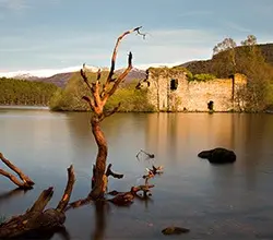 castle on the loch