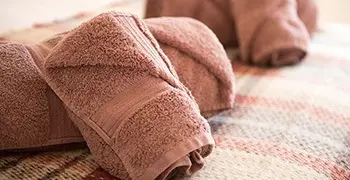 holiday cottages speyside - cleanly folded towels